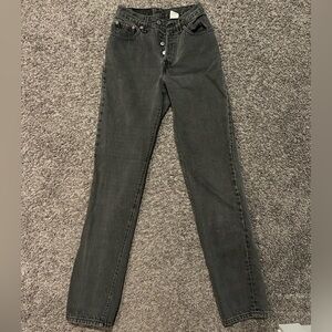 Vintage 1993 Levi’s 501 Black Button Fly Jeans